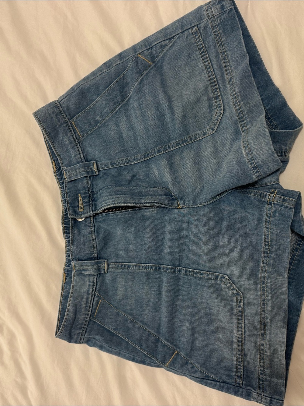 Blue OG Chino High Rise Shorts- Old Navy